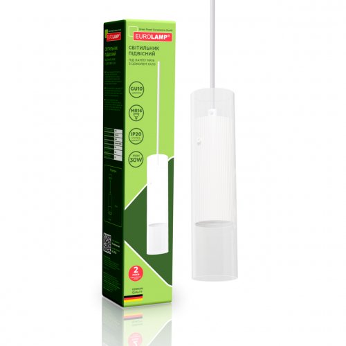 Светильник подвесной Eurolamp под лампу GU10 IP20 белый LED-LP-1хGU10(white)