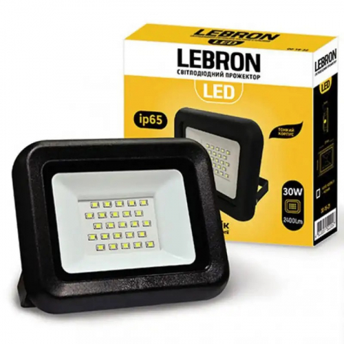 LED прожектор Lebron L-LF 30W 6200К IP65 17-08-31