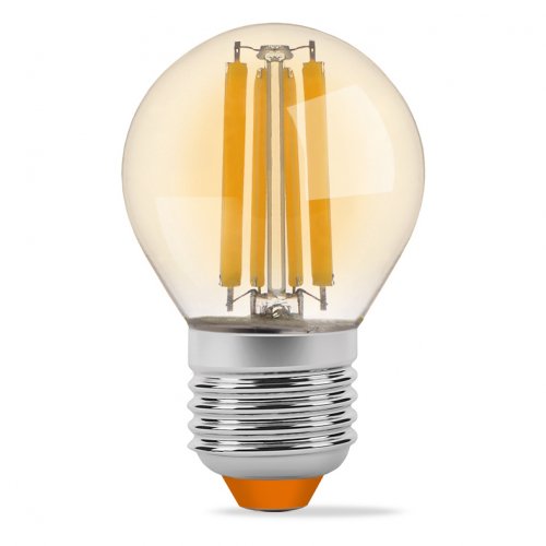 LED лампа Videx Filament G45FA 6W E27 2200K бронза VL-G45FA-06272