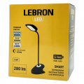 Настільна LED лампа акумуляторна Lebron L-TL-7506BL гнучка 5W 3000-6500K чорний 15-13-53 Настільна LED лампа акумуляторна Lebron L-TL-7506BL гнучка 5W 3000-6500K чорний 15-13-53