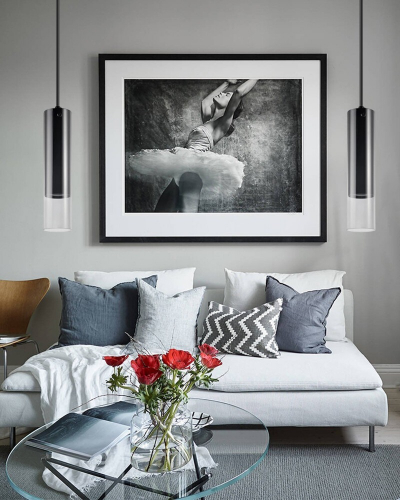 Подвесной светильник Goldlux Smoky GU10 черный 328342