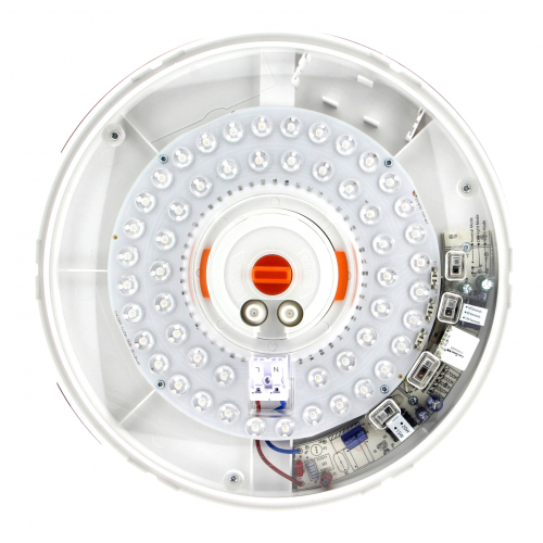 LED светильник накладной Videx 20W 2700-5000K с датчиком движения белый VL-CLR-200-2G