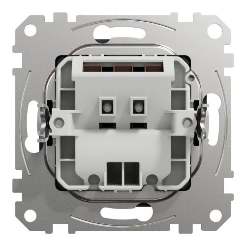 Розетка для вывода кабеля Schneider Sedna Design IP20 черная SDD114903