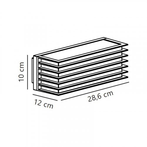 Вуличний світильник Nordlux Fluctus E27 IP44 2318231003
