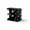 Модуль коробки накладного монтажу чорний графіт VIDEX BINERA VF-BNMB2-BG