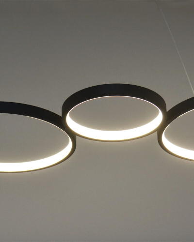 LED світильник підвісний Goldlux Flamenco 42W 4000K чорний 331021