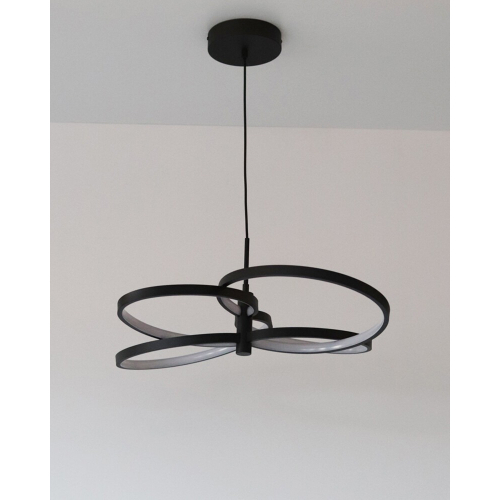 LED світильник підвісний Goldlux Ribbon 37W 4000K чорний 335982