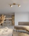 Світильник стельовий Goldlux Goldi 2хGU10 IP20 золото 327260 Світильник стельовий Goldlux Goldi 2хGU10 IP20 золото 327260
