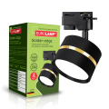 Світильник трековий Eurolamp Golden edge лампу GX53 IP20 чорний LHT-GX53(black)G Світильник трековий Eurolamp Golden edge лампу GX53 IP20 чорний LHT-GX53(black)G