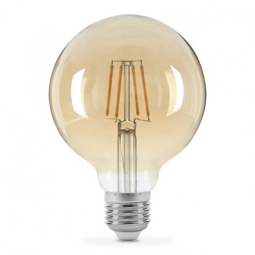 Світлодіодна лампа Titanum Filament G95 6W E27 2200K бронза TLFG9506272A