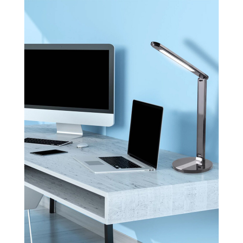 Настільна LED лампа Goldlux Serra USB 8W 3000K/4000K/6500K чорний 316639