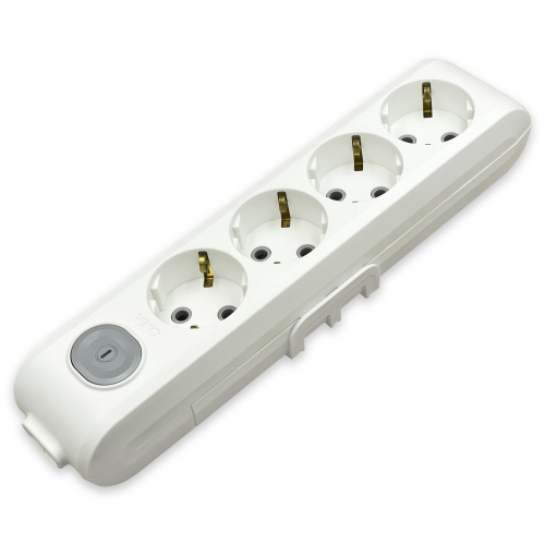 Колодка Viko Multi-let 4 гнезда c заземлением и кнопкой (90118400)