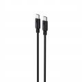 Кабель з'єднувальний зарядний HAVIT USB-C - USB-C PD60W 3A 1м Black HV-CB303C