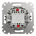 Выключатель одноклавишный Schneider Sedna Design проходной IP20 белый SDD111107