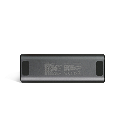 Портативний зарядний пристрій (повербанк) Videx 30000mAh 162W +Display VPB-316-G