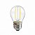 Світлодіодна лампа Horoz Filament BALL-4 4W E27 2700K 001-089-0004-040