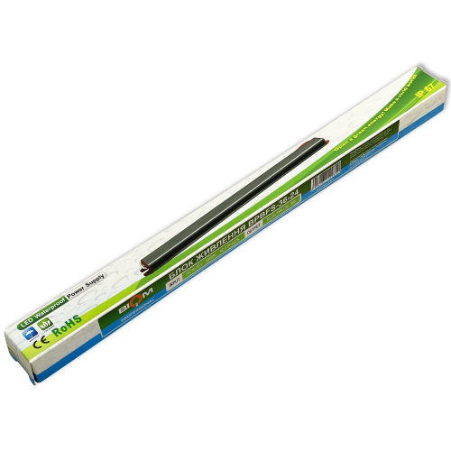 Блок живлення Biom STICK Professional "BPBFS" 36W 24V 1.5A IP67 BPBFS-36-24 27331