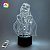3D світильник "Корикі Шингуджі" з пультом+адаптер+батарейки (3ААА) 346785