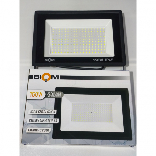 LED прожектор Biom 150W 6200К IP65 220V S6-SMD-150-Slim