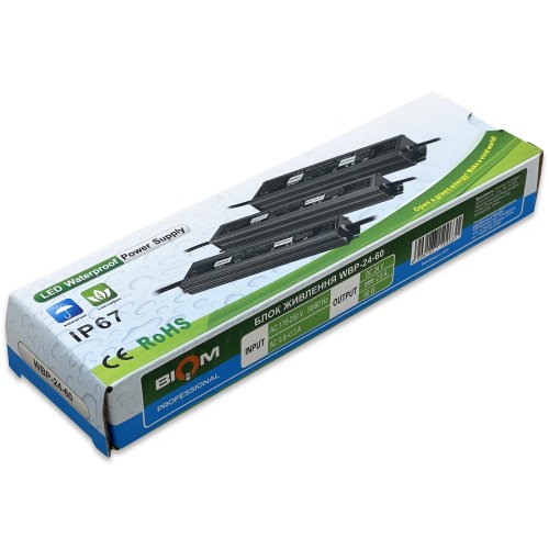 Блок питания Biom Professional 60W 24V 2.5A IP67 WBP-24-60 27325