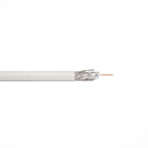 Коаксиальный кабель Dialan F660BV Cu (белый) 1,02 мм 75 Ом 100м (6шт/ящ) 002986