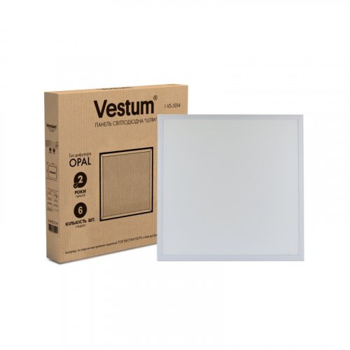 Світлодіодна LED панель Vestum ULTRA SLIM 40W 6500K 595X595 1-VS-5014