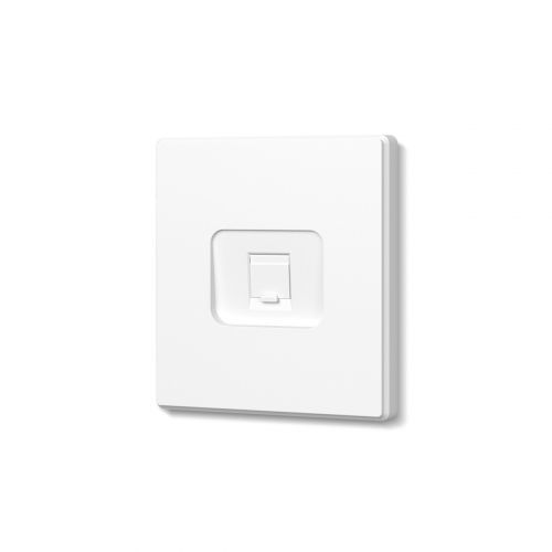 Розетка Videx Nota одинарна комп'ютерна біла VF-NT-SK1PC6-WH