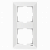 Рамка двойная вертикальная Viko Meridian белая (90979022-WH)