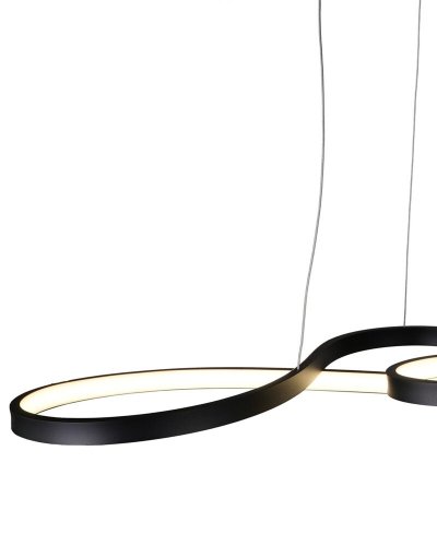 LED світильник підвісний Goldlux Salsa 38W 4000K чорний 331090