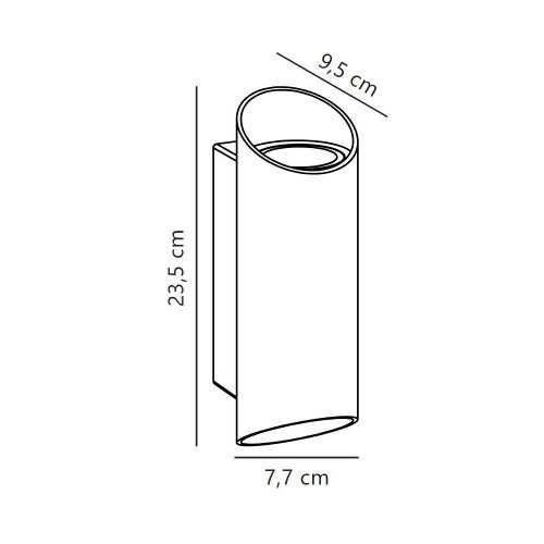 Вуличний світильник Nordlux Nico GU10 IP54 під 2 лампи антрацит 2218231050