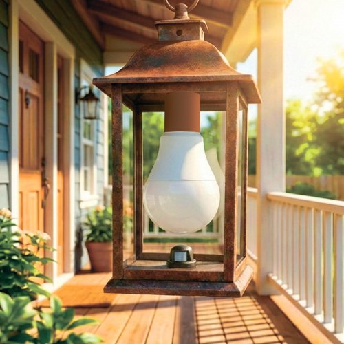 LED лампа Eurolamp A60 9W E27 4000K с сумеречным датчиком LED-A60-09274(D/N)
