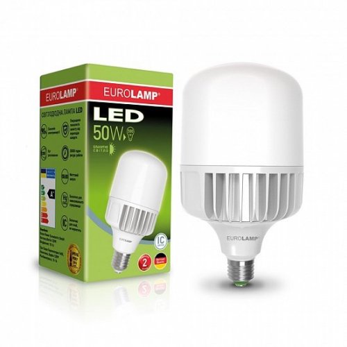 LED лампа Eurolamp 50W Е40 6500K LED-HP-50406