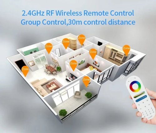 Пульт д/у Prolum Wi-Fi 5в1 15A TOUCH TUYA HomeLink 404016