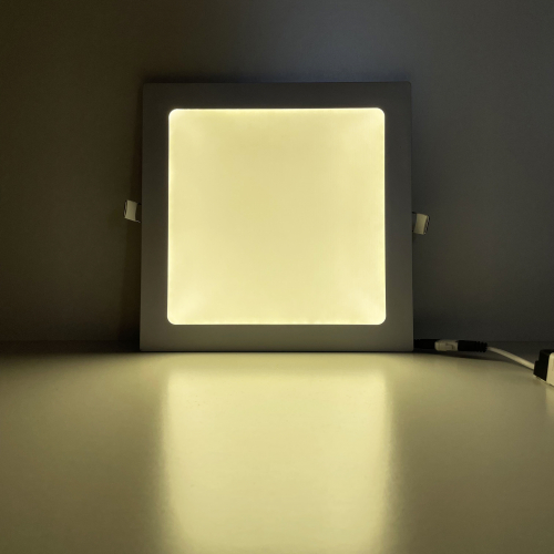 LED cветильник Eurolamp 18W 4000K квадрат LED-DLS-18/4