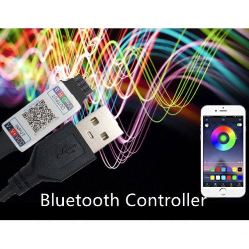 RGB контролер LT SPI smart міні Bluetooth USB DC5V 72W для світлодіодної стрічки RGB C-RGB-BT-6A-USB 71043