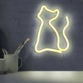 Настольная LED лампа Goldlux Neon Cat 3W IP20 USB 327093