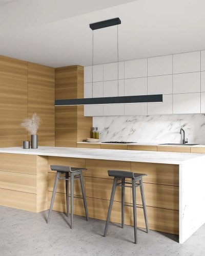 LED світильник підвісний Goldlux Bernadetta 20W 4000K чорний 333834