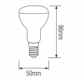 Світлодіодна LED лампа Horoz REFLED-6 R50 6W E14 4200K 001-040-0006-031