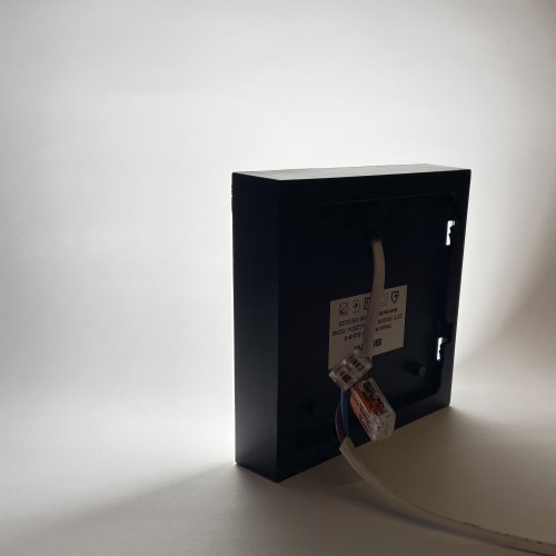 LED светильник накладной Biom 12W 5000К IP40 квадрат черный NL-2-S12-B-5 25799