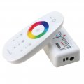 Контролер з пультом LT RF RGB 18A 216W 18А-2.4G-Touch 12-24V білий C-RGB-2.4G 71031 Контролер з пультом LT RF RGB 18A 216W 18А-2.4G-Touch 12-24V білий C-RGB-2.4G 71031