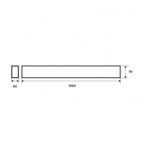 Світлодіодний світильник підвісний Eurolamp на тросах 36W 5000K IP20 LED-FX(1.2)-36/50(white)P
