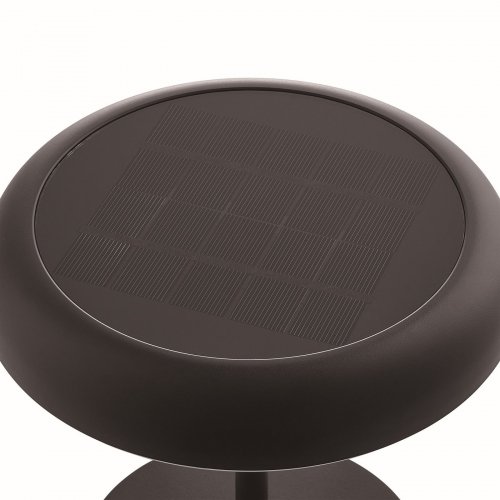 Настільна LED лампа на сонячній батареї Nordlux Elmer Solar акумуляторна вулична 2W 3000K IP44 чорний 2518305003