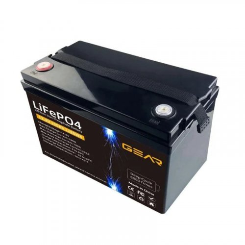 Аккумуляторная батарея литиевая Gear LiFePO4 12.8V 100Ah (1280Wh) GB-LiFePo4-12.8-100