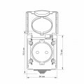 Розетка влагозащитная IP65 Videx Binera накладная серая без заземления VF-BNW21-G Розетка влагозащитная IP65 Videx Binera накладная серая без заземления VF-BNW21-G