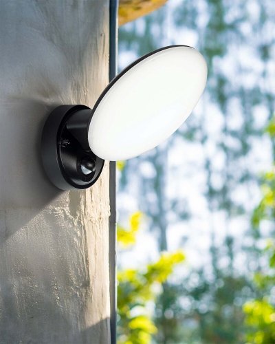 LED светильник уличный Goldlux Olaf 10W 4000К IP44 с датчиком движения 333797