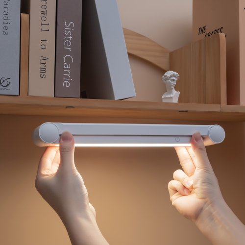 Настільна LED лампа акумуляторна Eurolamp 5W 1200mAh 3000-6500К біла LED-TLB-5W(M)