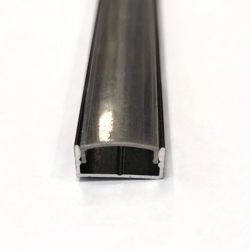 Комплект Biom профиль алюм. ЛП7B черный + рассеиватель прозрачный LP-7B+LC-U
