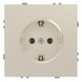 Розетка Ardero ER121-C одинарна з заземленням шампань 8673 Розетка Ardero ER121-C одинарна з заземленням шампань 8673