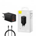 Сетевое зарядное устройство Baseus Wall Charger GaN5 Pro 65W 2xUSB-C+USB 1155 Сетевое зарядное устройство Baseus Wall Charger GaN5 Pro 65W 2xUSB-C+USB 1155