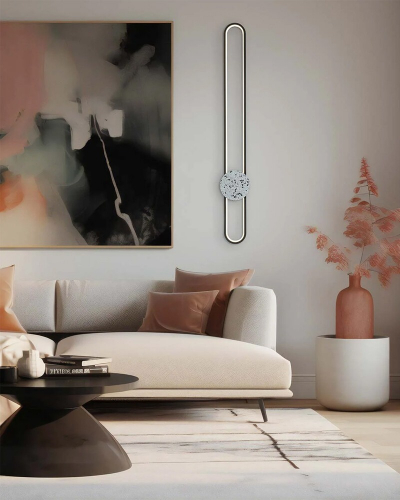 Світильник настінний бра Goldlux Florentyna 24W 4000K IP20 чорний 333926